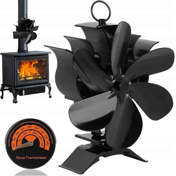 Krbový Ventilátor Termoelektrický Větráček Napájený Teplem Turbína