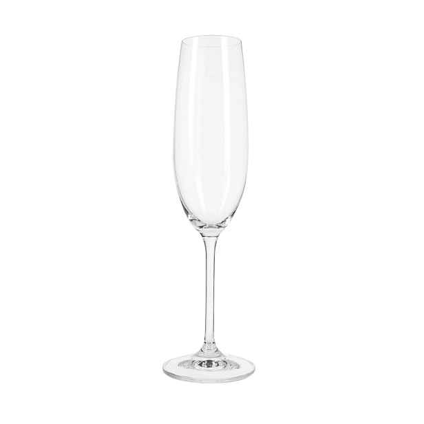 6x Sklenice na šampus Colibri 220 ml champagn