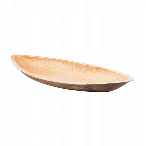 Podnosy Talíře Louskáčky z palmových listů opakovaně použitelné Bio 30x13x2,5 cm 25 Ks