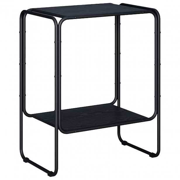 vidaXL Příborník Černý dub 60 x 38 x 75 cm Kompozitní dřevo