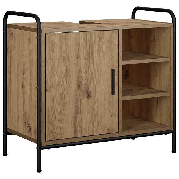 vidaXL Koupelnová skříň Dub artisan 65,5 x 34 x 61 cm Kompozitní dřevo