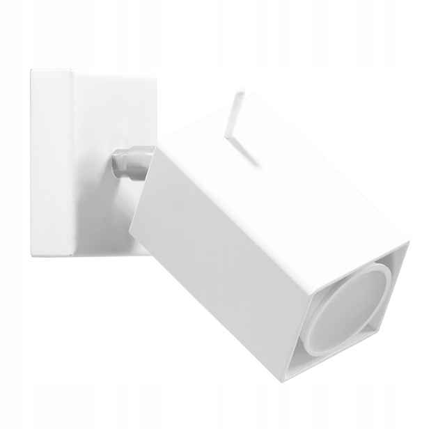 Pure Lume Bravea nástěnné svítidlo bílé, kov GU10 1x40W, IP20 15 cm