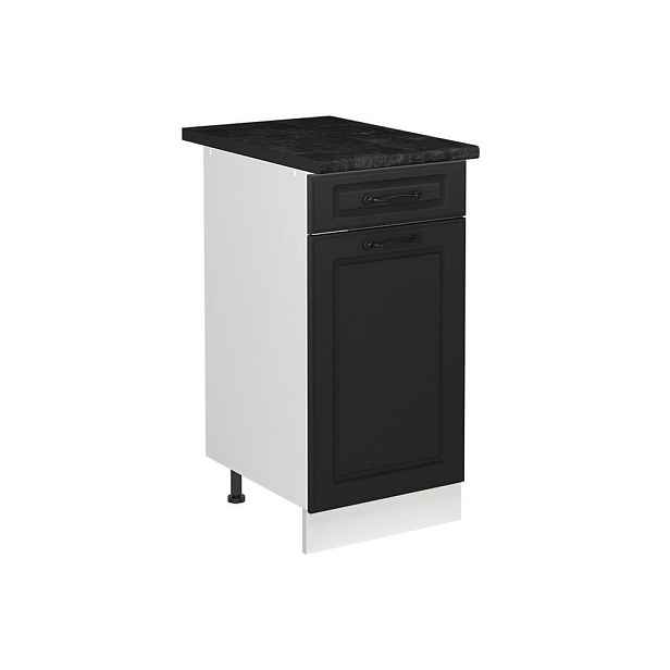 Vicco SKŘÍŇKA POD DŘEZ R-Line, Antracitový venkovský dům/Bílá, 40 cm pracovní deska Antracit