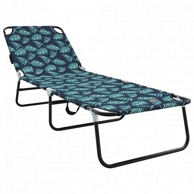 vidaXL Skládací lehátko Vícebarevný 188 x 57 x 86,5 cm Polyester