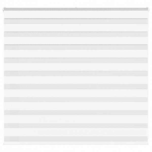 vidaXL Zebra roleta bílá 160x100 cm šířka látky 155,9 cm polyester