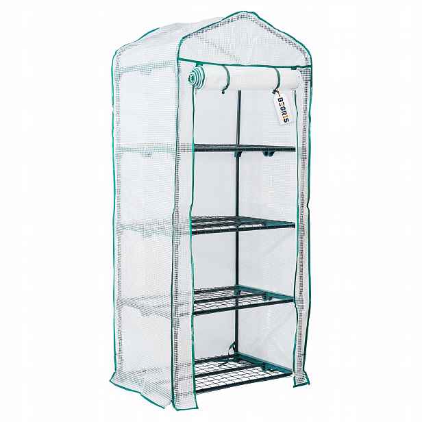 Fóliový skleník Zeleninový fóliovník 160 cm balkonový zahradní mini regál