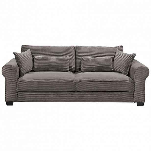 MID.YOU ROZKLÁDACÍ POHOVKA, textil, mokka