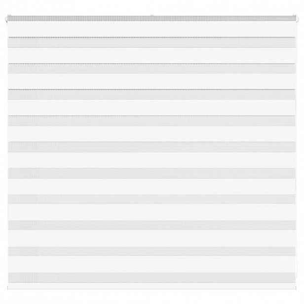 vidaXL Zebra roleta bílá 165x100 cm šířka látky 160,9 cm polyester