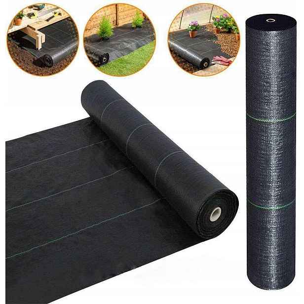 Agrotkanina 3,2x50 m Agrotextilie 90 g/m2 Uv silná Plevel Slitina
