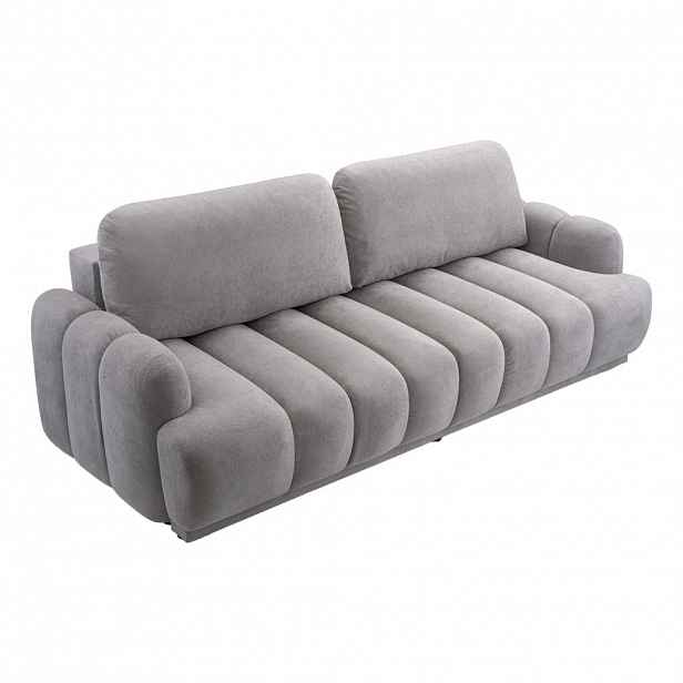 Fedve SOFA MAVANTI s rozkládací funkcí, Světle šedá