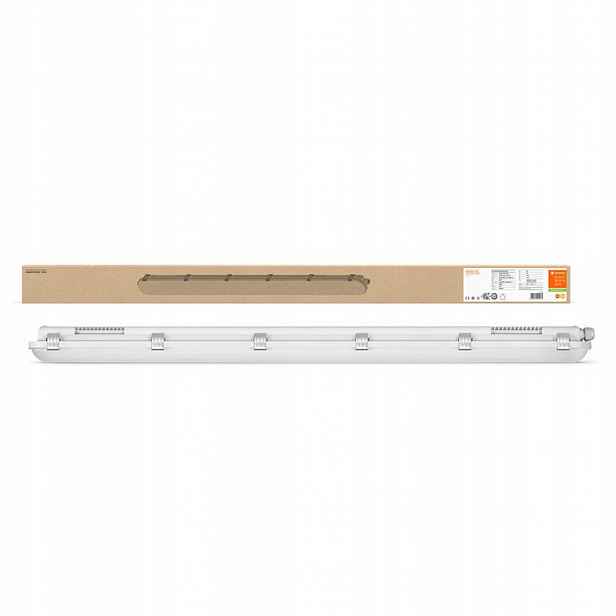 Hermetická Led lampa prachotěsná 32W 4000lm 3000K IP65 IK08 Šedá