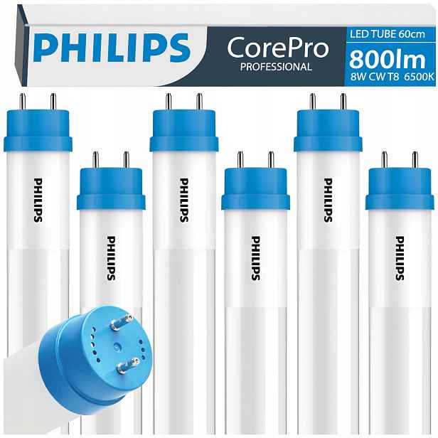 Philips Led žárovky 60 cm 8 W 18 W 800 lm 6500 K 50000 h CorePro 6 x