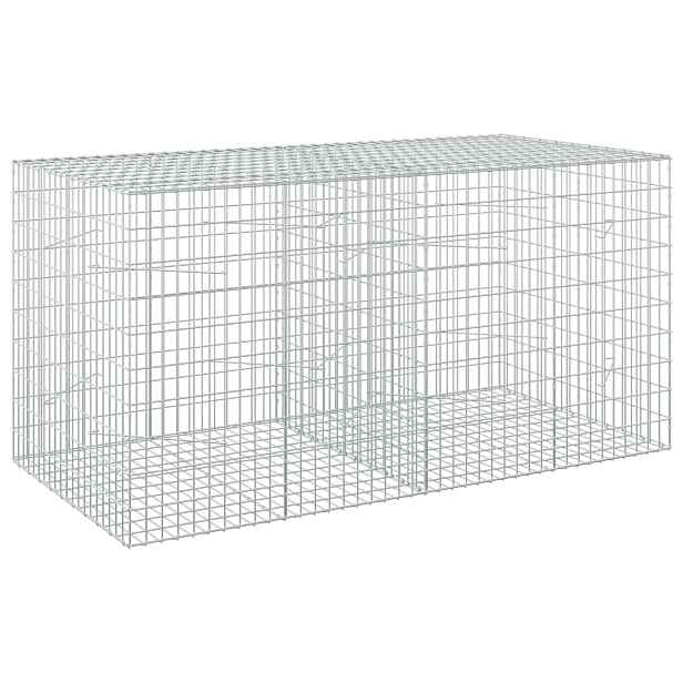 vidaXL Gabion s drátem 3,5 mm a síťkou 5x10 cm 200x100x100 cm