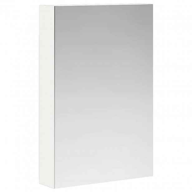 vidaXL Koupelnová zrcadlová skříň Bílá 40 x 10,5 x 60,5 cm