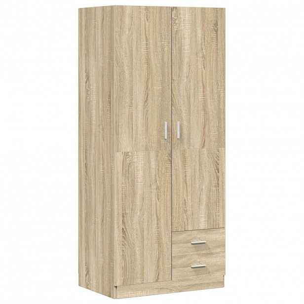 vidaXL Šatní skříň dub sonoma 80 x 52 x 180 cm kompozitní dřevo