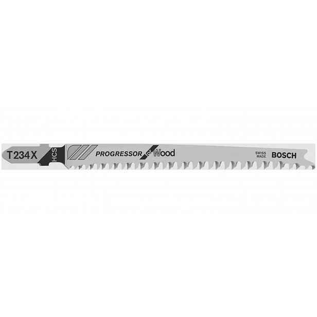 Bosch - Sada pilových plátků na dřevo, délka 117 mm, 25 ks 2608633524