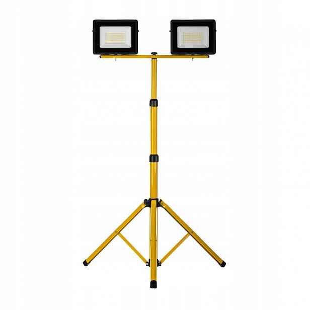 Dpm Led reflektor na stativu 2x50W žlutý