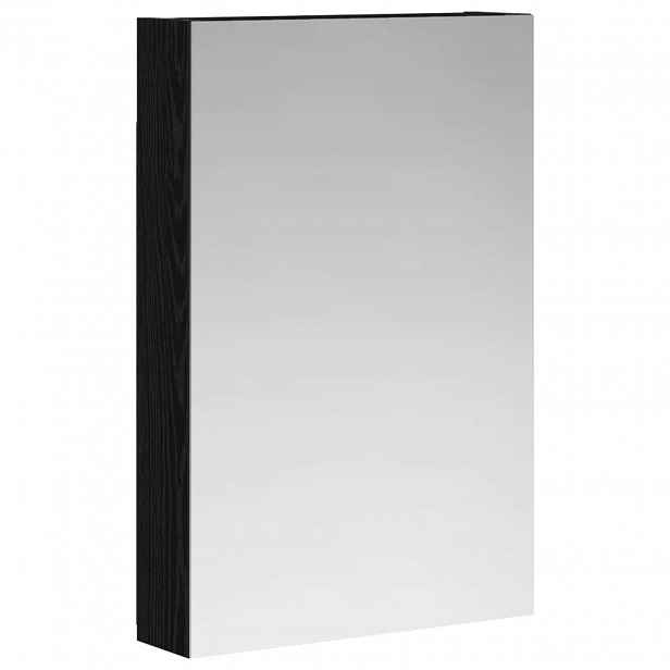 vidaXL Koupelnová zrcadlová skříň Černý dub 40 x 10,5 x 60,5 cm