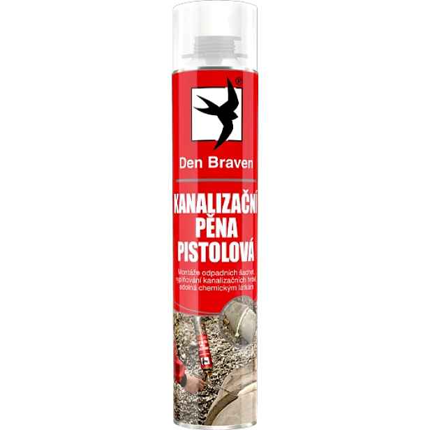Pěna kanalizační Den Braven pistolová 750 ml