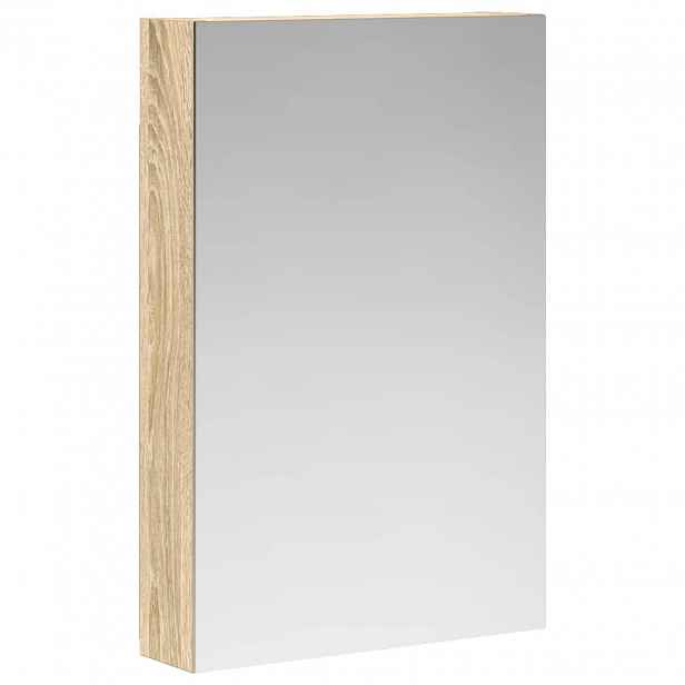 vidaXL Koupelnová zrcadlová skříň Sonoma dub 40 x 10,5 x 60,5 cm