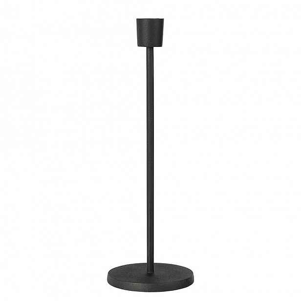 Butlers HIGHLIGHT Svícen na dlouhou svíčku 30 cm - černá