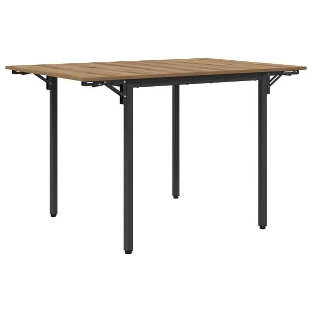 vidaXL Rozkládací jídelní stůl 120 x 81,5 x 75 cm Kompozitní dřevo