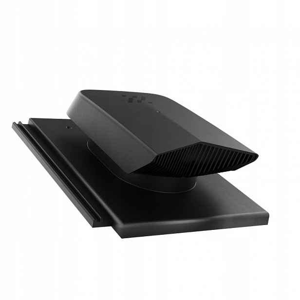 Ventilační střešní ventilátor Braas Teviva Černý