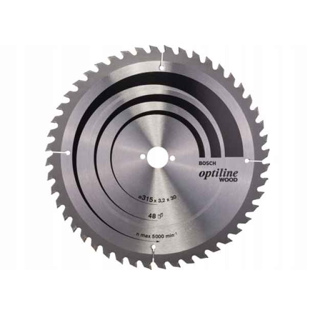 Pilový kotouč Optiline Wood 315 x 30 x 3,2 mm 48Z (2608640673) Bosch