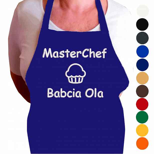 Dárek k Dni babičky – zástěra pro babičku od vnučky s jménem MasterChef