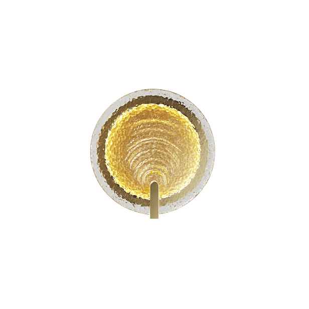 Nástěnná lampa art deco Led 5W skleněná mosazná Regatta Maytoni