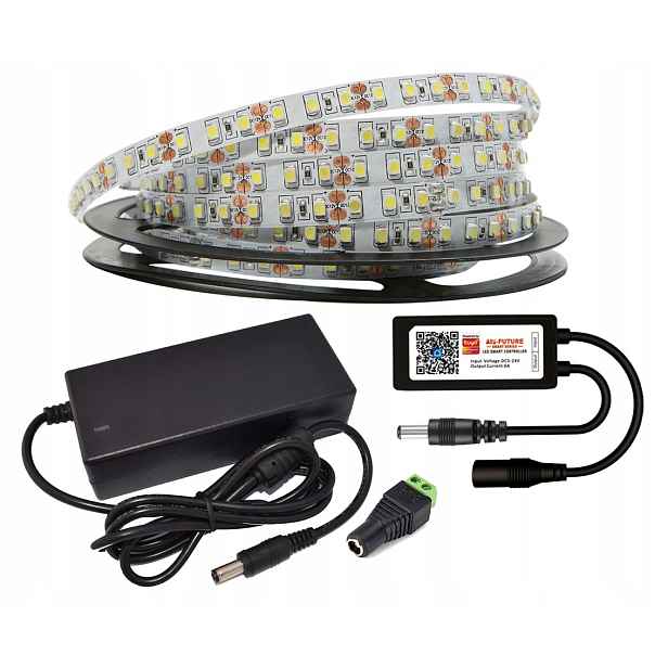 Set Led Bílá 5M IP20 600 diod WiFi Smart Tuya