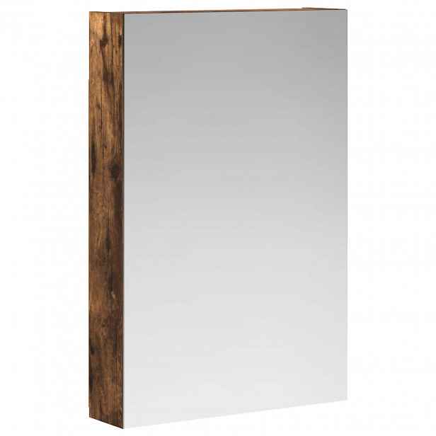 vidaXL Koupelnová zrcadlová skříň Kouřový dub 40 x 10,5 x 60,5 cm