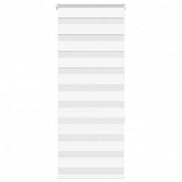 vidaXL Zebra roleta bílá 60x150 cm šířka látky 55,9 cm polyester