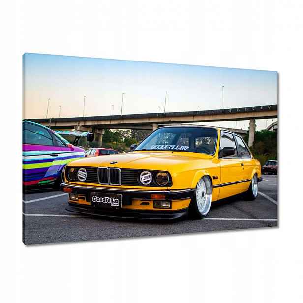 Obrazy 90x60 Žluté Bmw Trojka 3 Půda
