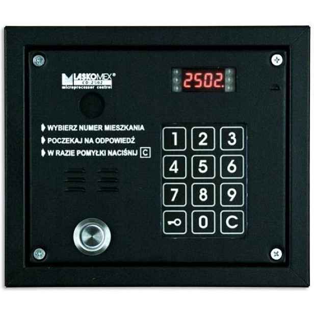 Laskomex CP-2503TP černý Audio panel s čtečkou klíčů „Dallas“