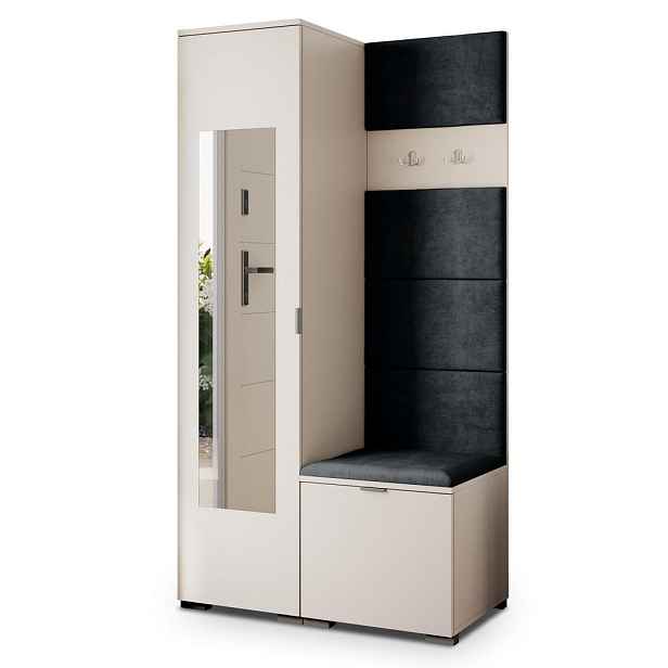 MASSENO MODERNÍ PŘEDSÍŇOVÁ SKŘÍŇ VIRA, 95/181/51 cm, kašmírová