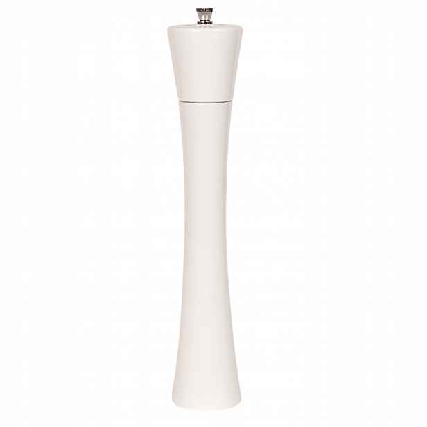 Ruční Mlýnek Na Sůl A Pepř Klasický, 32 CM, Lakovaný, Bílý