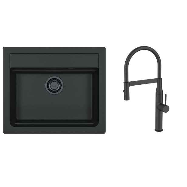 SET ALVEUS ATROX 30 ČERNÝ A90 BLACK EDITION + BATERIE MIRAGE BLACK