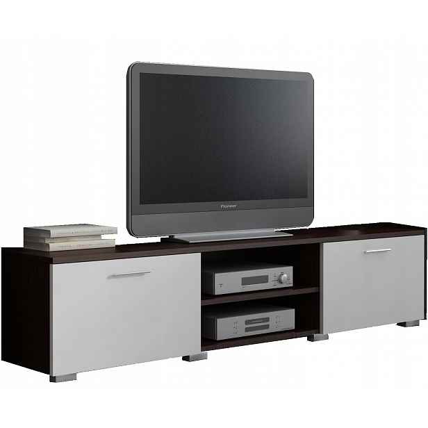 Tv stolek Roma 150cm bílá wenge komoda Per