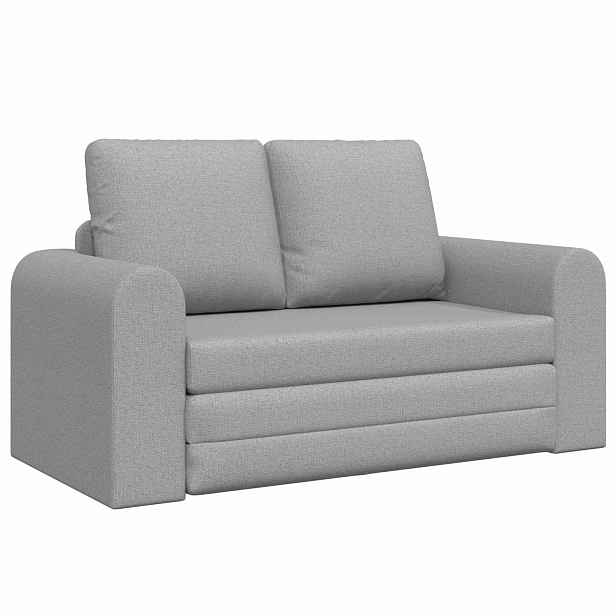 vidaXL Pohovka na spaní Oblačno šedá 148 x 71 x 83 cm textil