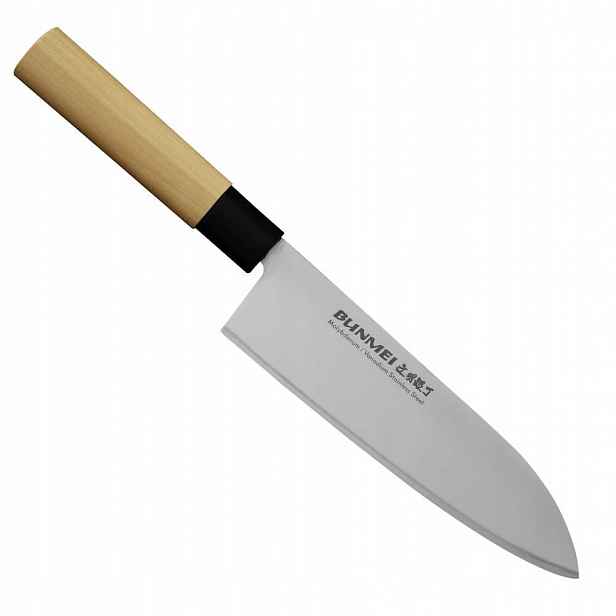 Bunmei Japonský ostrý Nůž na Zeleniny 56-57 Hrc 18 cm