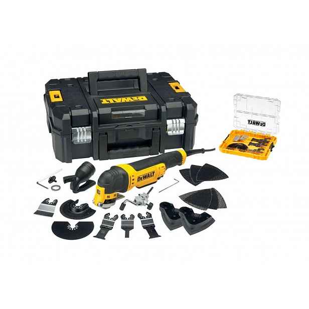 DeWALT - Oscilační multibruska 300 W, s příslušenstvím DWE315KTA