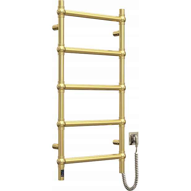 Elektrický Nerezový radiátor Retro Zlatý 500x1000, pravý