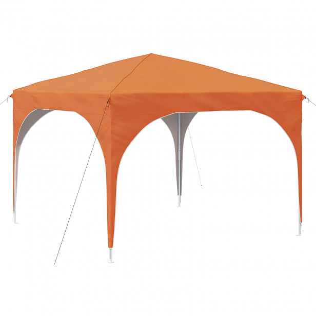 vidaXL Párty stan s výsuvným stánkem 290 x 290 x 245 cm Oranžová