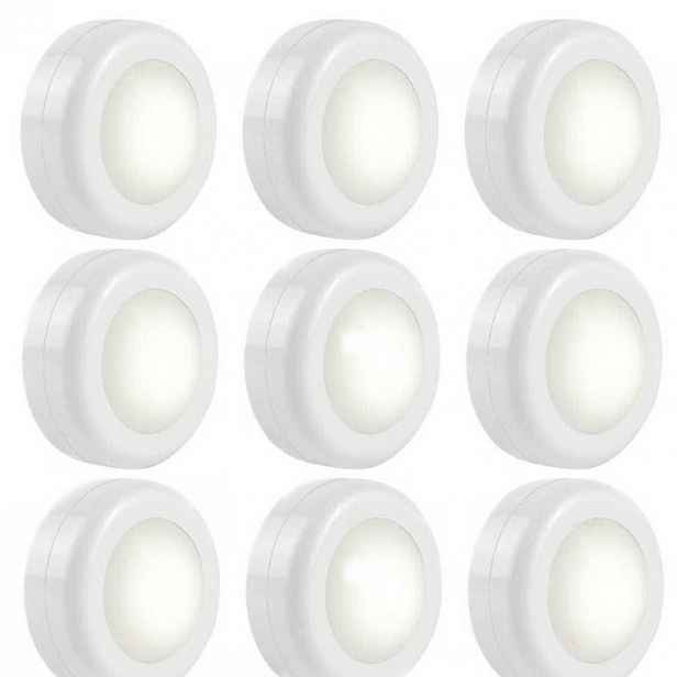 12 Ks Bezpřevodové Rgb Led lampy Osvětlení skříněk Noční lampy s Dálkový Ovladač