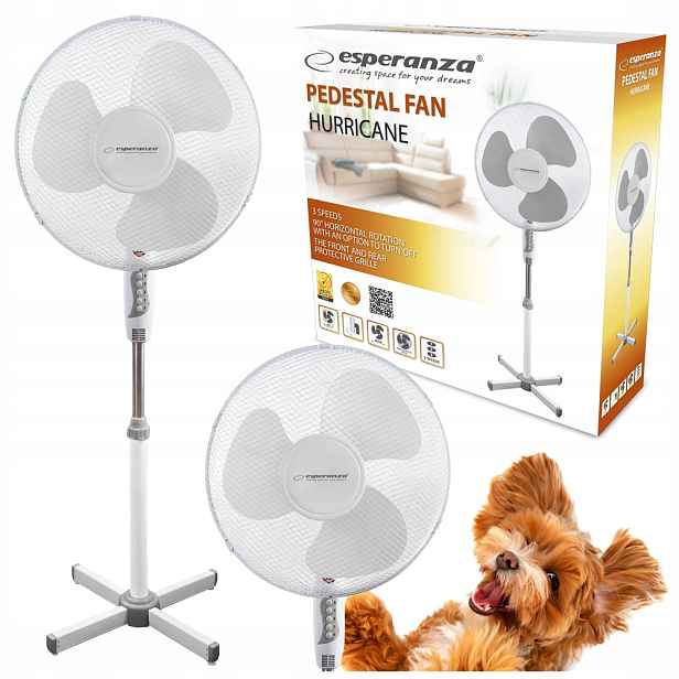 Podlahový ventilátor Esperanza EHF001WE bílo/šedý