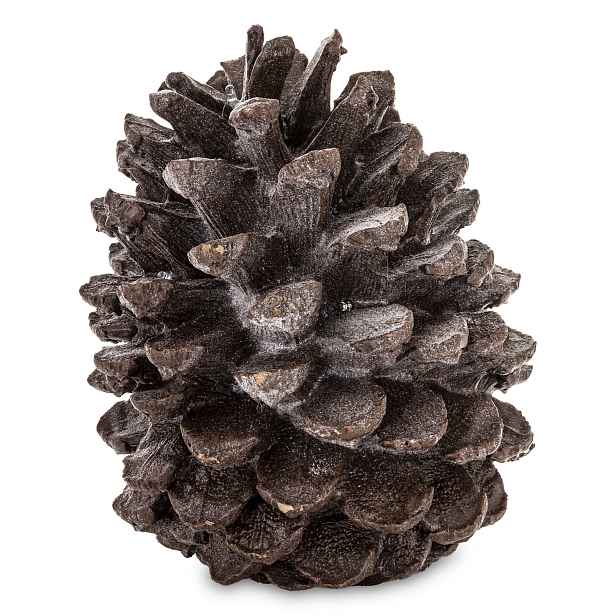 Vánoční ozdoba stojící šiška Led hnědá 30x25x24 cm Art-pol 185169