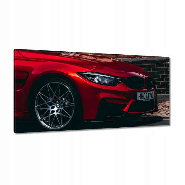 Obrazy 115x55 Červené Bmw Auto