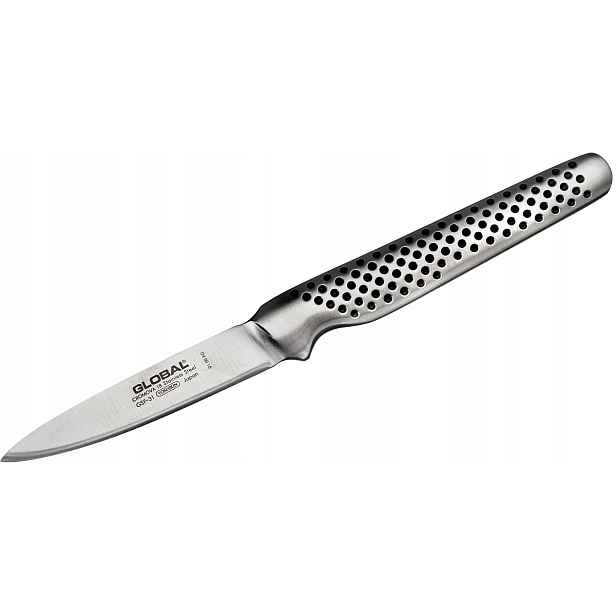 Nůž na loupání Global GSF-31 8 cm, ocelová rukojeť, Japonsko