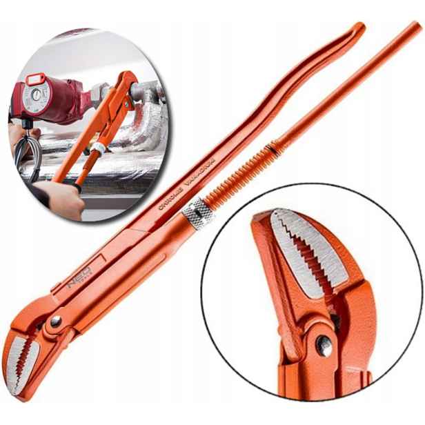 Stavitelný klíč pro trubky 2.0" 535 mm typ 45° Neo CrV leštěné čelisti Pro